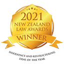 2021 NZ Law Awards Winner Restructuring and Insolvency